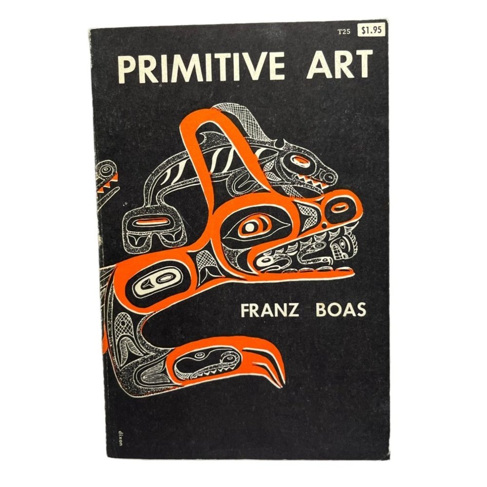 Primitive Art by Franz Boas 1955 Edition Paperback North Pacific Coast Vintage